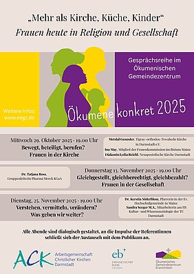 Plakat Ökumene konkret 2025